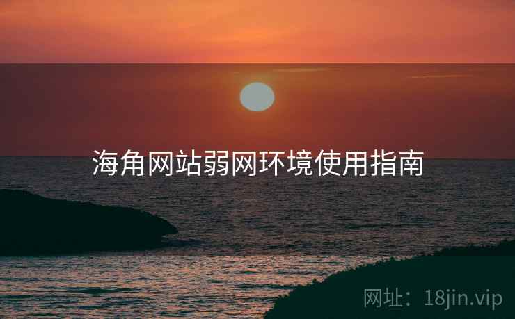 海角网站弱网环境使用指南