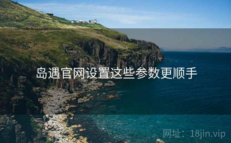 岛遇官网设置这些参数更顺手