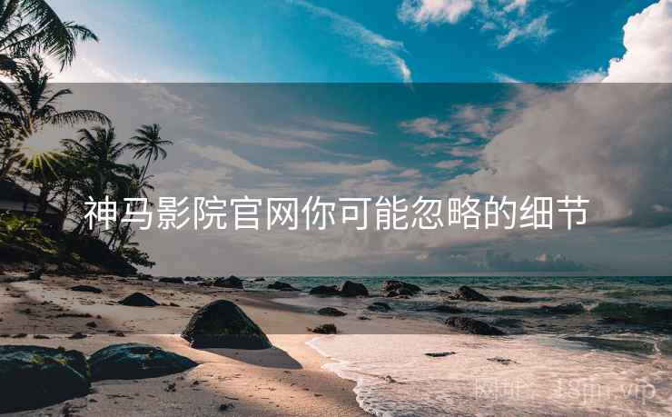 神马影院官网你可能忽略的细节