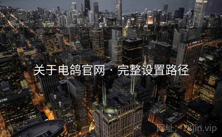 关于电鸽官网 · 完整设置路径