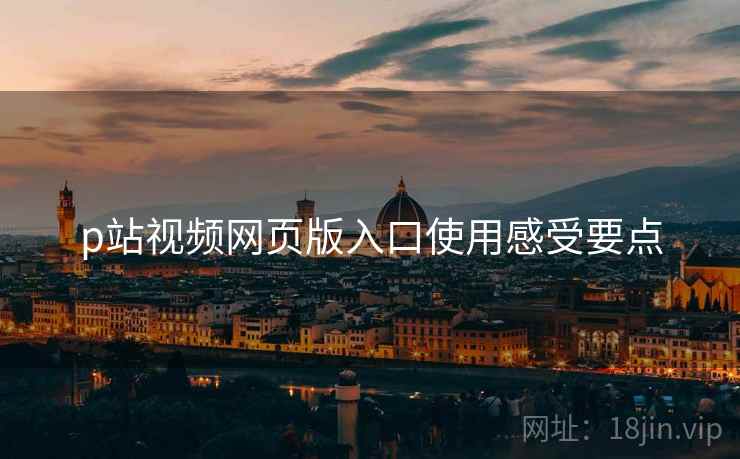 p站视频网页版入口使用感受要点