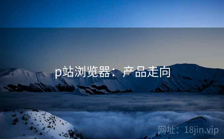 p站浏览器：产品走向