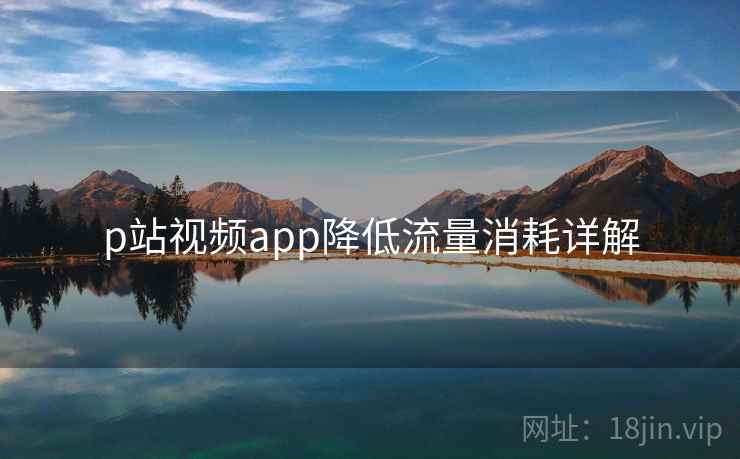 p站视频app降低流量消耗详解